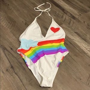 Rainbow bathing suit 🌈❤️